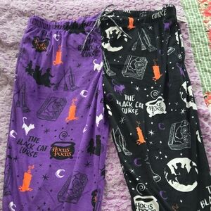 Disney Hocus Pocus Purple and Black Pajama Bottoms